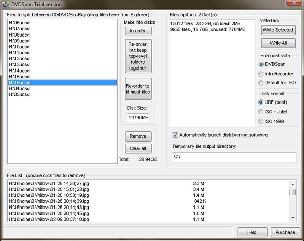 DVDSpan(光盘大文件内容备份工具)