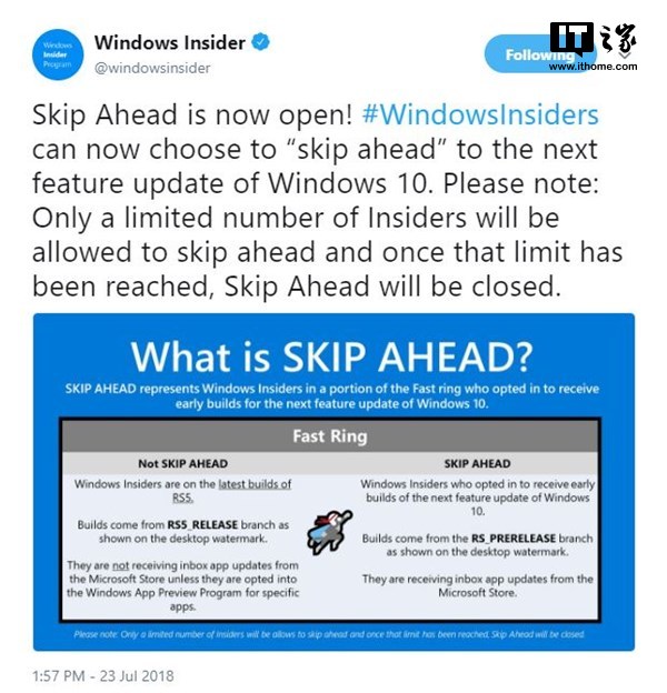 windows7ϵͳ˯Win10 RS6/19H1ԾԤͨʽ