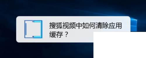 搜狐视频中如何清除应用缓存