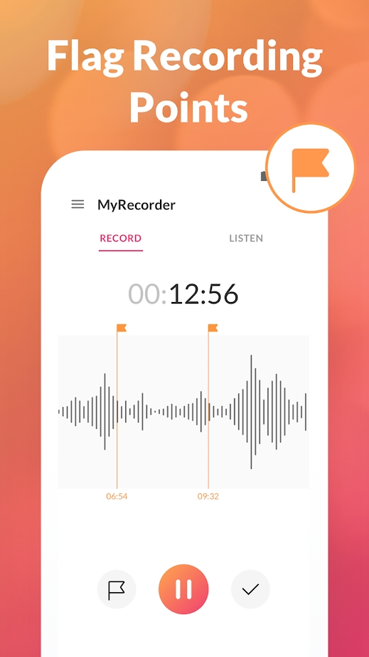 MyRecorder-语音备忘录和一键录音机