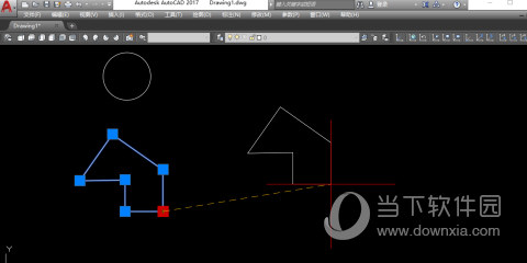 AutoCAD2017怎么移动图形 整体拖动图纸教程