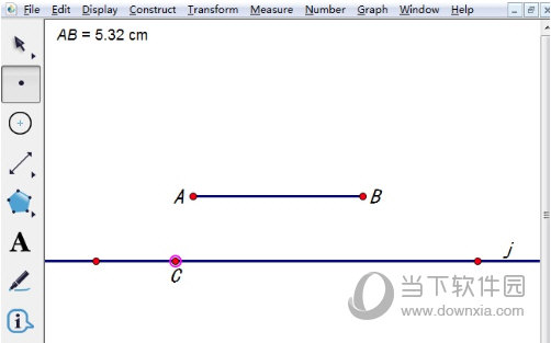 几何画板怎么截取相等的线段 截取方法介绍