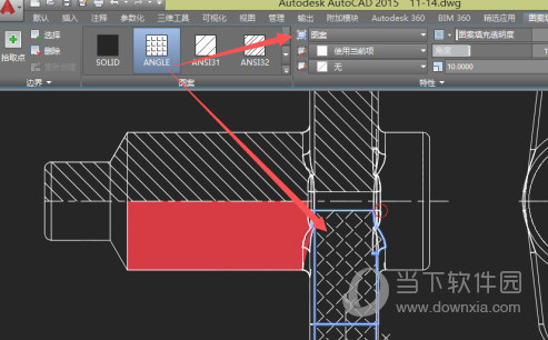 AutoCAD2015怎么填充颜色 自定义填充图案教程