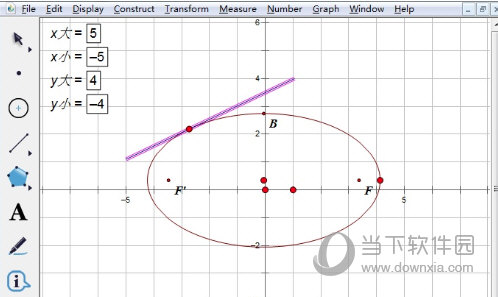 几何画板如何作曲线点切线 绘制方法介绍