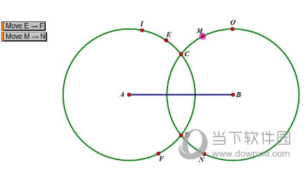 几何画板怎么演示线段垂直平分线的尺规做法 操作方法介绍