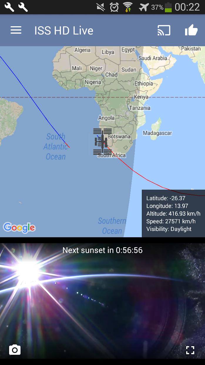 国际空间站高清实况