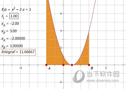 几何画板如何求函数定积分 操作方法介绍