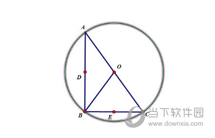 几何画板如何画直角三角形的外接圆 绘制方法介绍
