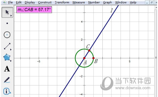 几何画板如何画斜率为k的直线 绘制方法介绍