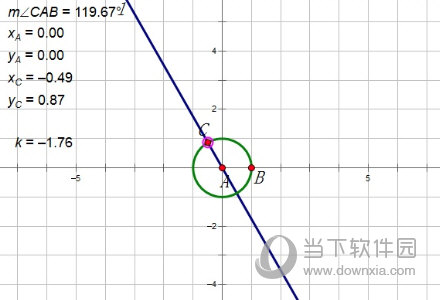 几何画板如何画斜率为k的直线 绘制方法介绍