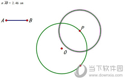 几何画板如何作点在圆上运动的动画 制作方法介绍