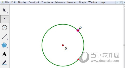 几何画板如何作点在圆上运动的动画 制作方法介绍
