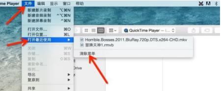 quicktime怎么删除播放记录 quicktime删除播放记录方法