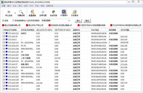 聚生网管监控软件、网络行为管理软件、局域网限速软件为网络管理保驾护航