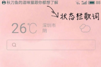 华为状态栏歌词怎么设置？华为状态栏歌词软件怎么弄？