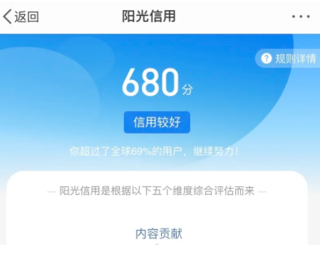 微博阳光信用在哪里？微博阳光信用有什么用？