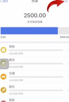 口袋记账怎么设置预算 每月花销计划设置方法