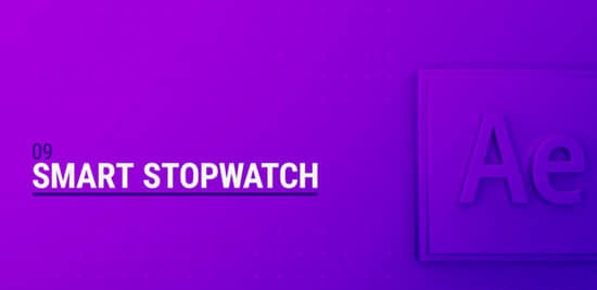Smart Stopwatch(AE智能数字滚动计时动画控制工具)