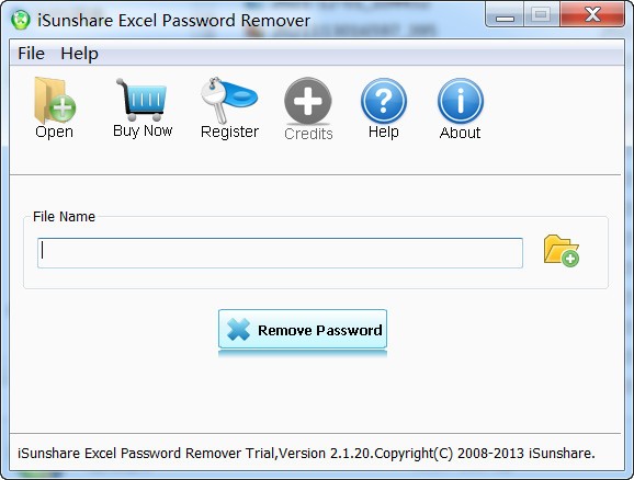 iSunshare Excel Password Remover(Excel密码解锁工具)