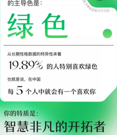 网易云性格主导色结果有哪些颜色？网易云性格主导色颜色答案大全