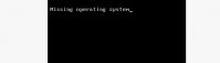 笔记本开机显示“missing operating system”怎么办？