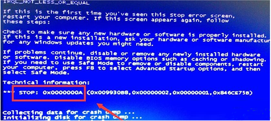 win7系统电脑蓝屏代码0x000000a的解决方法