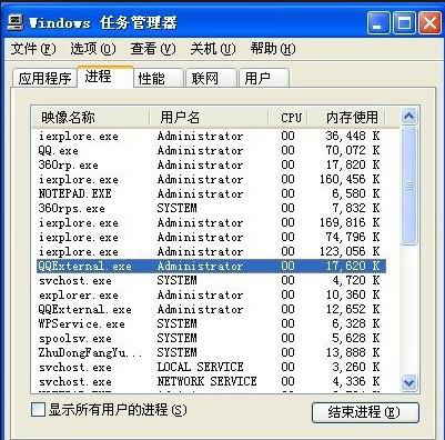 大地win7中的qqexternal.exe是什么进程