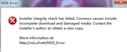 雨林木风win7安装软件出现nsis error怎么解决
