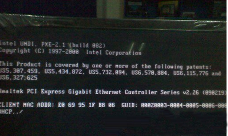 电脑开机出现client mac addr怎么办