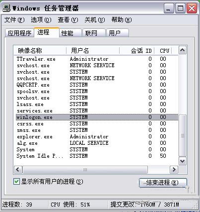 ghost win7中winlogon.exe是什么进程