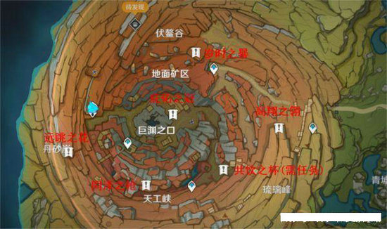 原神千年千岩位置在哪 原神千年千岩任务6处供物点位位置分享