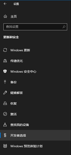 win10开发人员模式怎么打开 win10开发人员模式开启教程