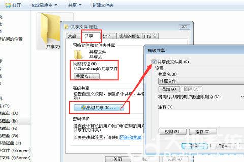 win7共享后无权限访问文件夹怎么办 win7共享后无权限访问解决办法