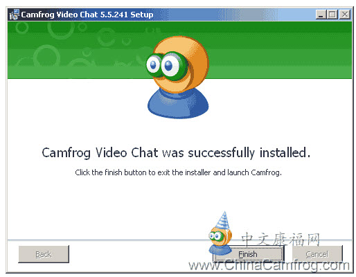 康福中国Camfrog5.5安装使用图文教程