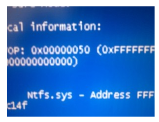 电脑显示蓝屏代码0x00000050该怎么办