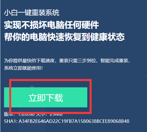 戴尔电脑小白一键重装系统如何下载?