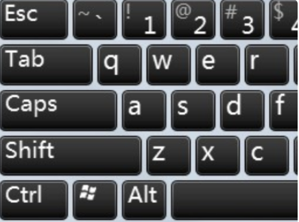电脑键盘怎么打出大写字母方法