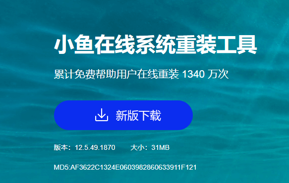 小鱼一键重装系统软件重装系统教程