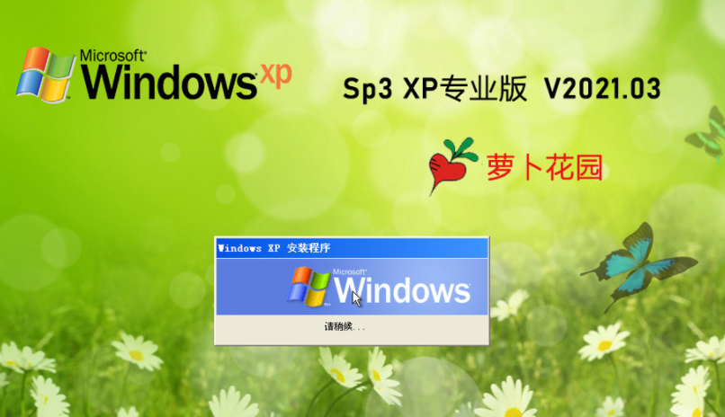 萝卜家园WindoWSxpsp3gho专业装机版下载图文