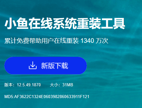 小鱼一键重装工具在线如何重装系统