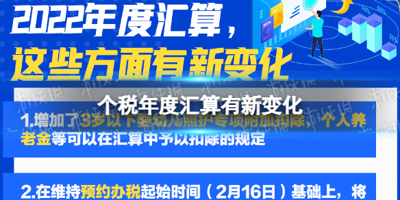 个税年度汇算有新变化 个税年度汇算变化一览