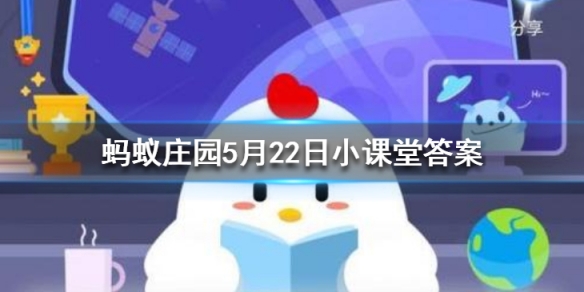 以下哪种动物生活在海里，属于真正的“鱼” 蚂蚁庄园今日答案5月22日