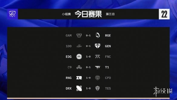 英雄联盟2022全球总决赛10月11日赛程 S12小组赛10.11赛程