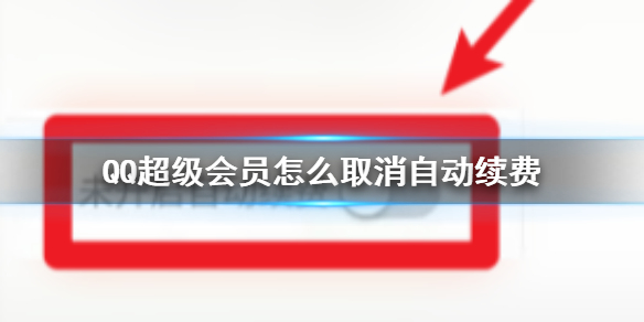 QQ超级会员怎么取消自动续费 QQ超级会员取消自动续费方法介绍