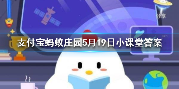 小时候用来染指甲的“指甲花”，其实是 蚂蚁庄园今日答案5月19日