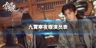 九霄寒夜暖演员表介绍 九霄寒夜暖电视剧演员有谁