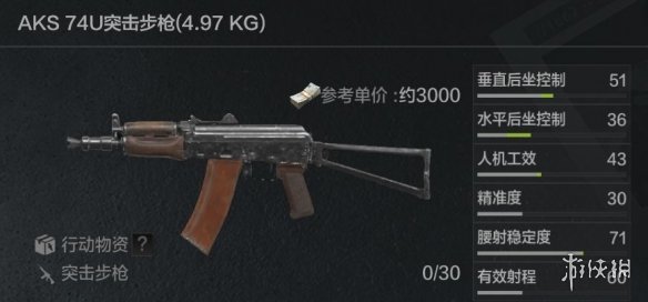 《暗区突围》AKS74U怎么样 AKS74U突击步枪介绍