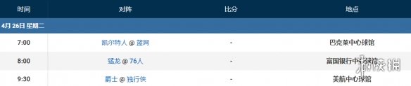 2022nba季后赛赛程4.26 nba比赛赛程4月26日