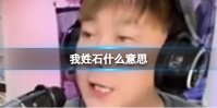 我姓石什么意思 我姓石喊麦出处