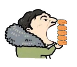最新王思聪吃热狗头像大全 高清无水印图
